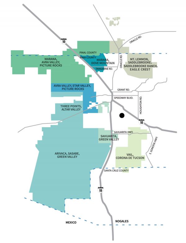 Trico area map